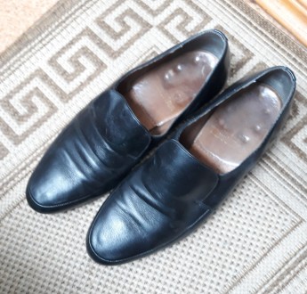 Продам мужские черные классические туфли/лоферы известного бренда TopMan в отлич. . фото 2