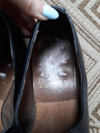 Продам мужские черные классические туфли/лоферы известного бренда TopMan в отлич. . фото 8