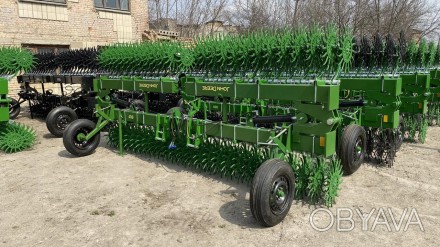 Ротационная борона John Deere 400 привезена в крупных узлах из США, и собрана в . . фото 1