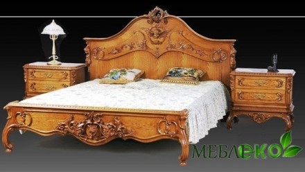 Дорогі меблі, Ліжко Різна Корольова
Ліжко різьблене дерев'яне "Короле. . фото 3