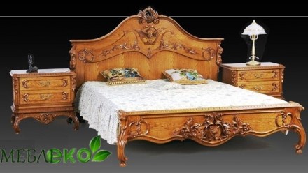 Дорогі меблі, Ліжко Різна Корольова
Ліжко різьблене дерев'яне "Короле. . фото 2