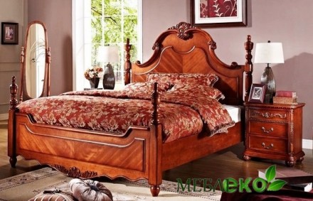 Гарні меблі, Ліжко Різна Графіня
Ліжко різьблене дерев'яне "Графіня&q. . фото 3