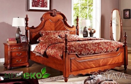 Гарні меблі, Ліжко Різна Графіня
Ліжко різьблене дерев'яне "Графіня&q. . фото 1