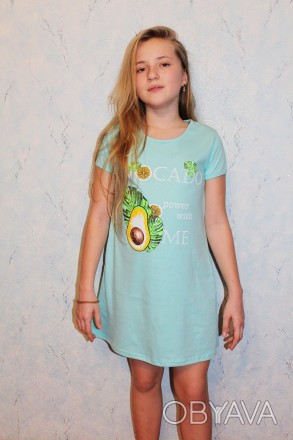 Ночная рубашка подросток Авокадо
Ткань: кулир
36(120/128) - 105 грн
38(128/136) . . фото 1