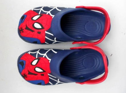 Детские легкие кроксы Marvel  Спайдермен Человек паук
Размер:  2   По стельке: . . фото 2