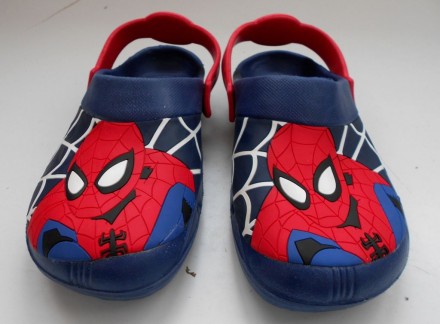 Детские легкие кроксы Marvel  Спайдермен Человек паук
Размер:  2   По стельке: . . фото 3