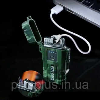 Электроимпульсная USB зажигалка JL317 Explorer - это электронная аккумуляторная . . фото 4