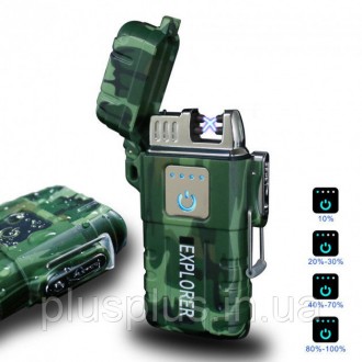 Электроимпульсная USB зажигалка JL317 Explorer - это электронная аккумуляторная . . фото 2