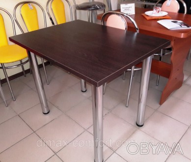 Стол обеденный, кухонный не раскладной. Размер 650 х 900 х 730-755 мм. 
Материал. . фото 1