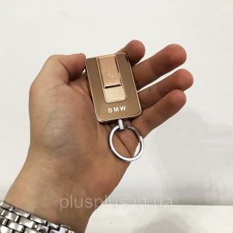Электронная спиральная USB-зажигалка-брелок Lighter 811 с логотипом BMW – это мн. . фото 9