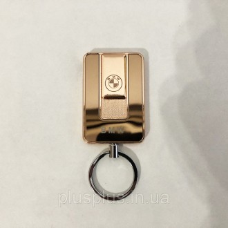 Электронная спиральная USB-зажигалка-брелок Lighter 811 с логотипом BMW – это мн. . фото 7
