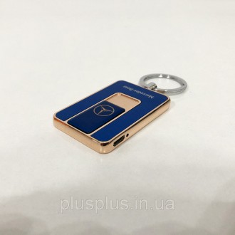 Электронная спиральная USB-зажигалка-брелок Lighter 811 с логотипом Mercedes – э. . фото 7
