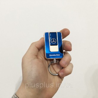 Электронная спиральная USB-зажигалка-брелок Lighter 811 с логотипом Mercedes – э. . фото 8