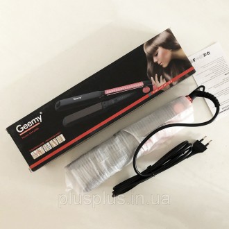 Утюжок выпрямитель для волос Gemei GM2808W - это компактный инструмент, с помощь. . фото 5