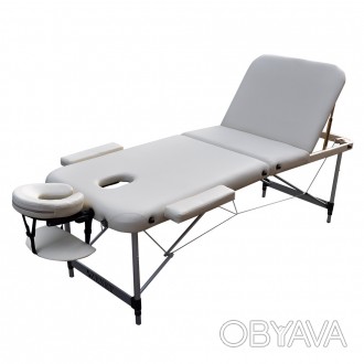 Массажная кушетка регулируемая по высоте ZENET ZET-1049 CREAM размер L 195*70*61