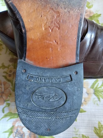 Классические мужские туфли британского бренда Romba. Туфли полностью кожаные - с. . фото 5