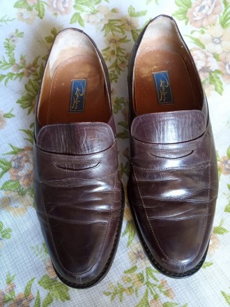 Классические мужские туфли британского бренда Romba. Туфли полностью кожаные - с. . фото 2