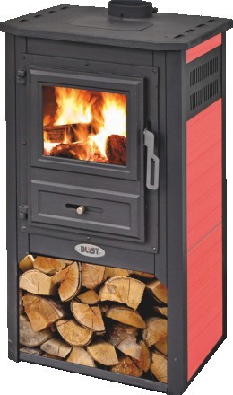 Чугунная печь-камин Blist Konzul 9 кВт печи отопительно варочные буржуйки для до. Стрий. фото 1
