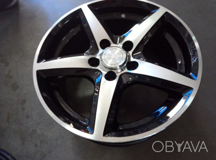 Диски литые R14 PCD5x100 на Skoda, Seat, Audi, VW, Subaru ZW 244 BP ET35 DIA57.1. . фото 1