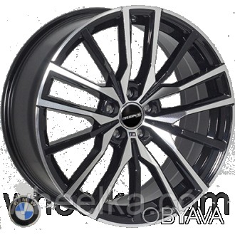 Диски литые R20 PCD5x112 на Skoda, Seat, Audi, VW, Mercedes, BMW JH A5659 BP ET4. . фото 1