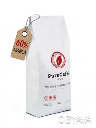 Кофе в зернах Pure Cafe Ricco то, что нужно, если вам необходима чашка крепкого . . фото 1