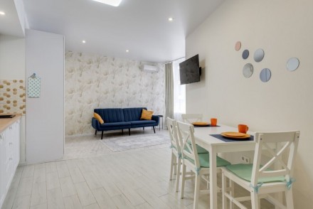 Новая прекрасная квартира в Жк Ривьера, квартира полностью укомплектована мебель. . фото 3