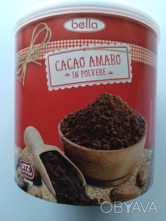 Какао Cacao amaro 200г Італія - без цукру. Не містить глютену. . фото 1