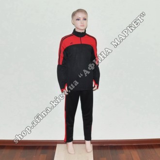 Детский футбольный тренировочный костюм тренировочный Black/Red в Киеве ⚽ Наличи. . фото 5