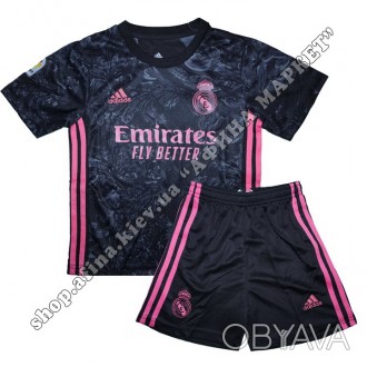 Детская футбольная форма Реал Мадрид 2021 резервная Adidas. Купить футбольную фо. . фото 1