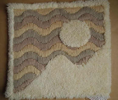 Заготовка шерстяная для изготовления декоративной диванной подушки орнамент "Сол. . фото 2