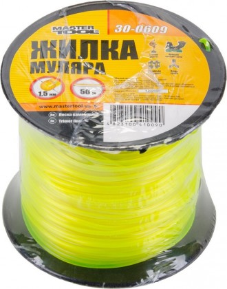 Леска каменщика MASTERTOOL на катушке 1,5 мм 50 м 30-0609. Харьков. фото 1 Леска каменщика MASTERTOOL на катушке 1,5 мм 50 м 30-0609. Харьков. фото 1