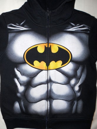 Черная детская толстовка с капюшоном Бетмен Batman
На рост: 110 см   Материал: . . фото 5