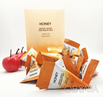 Маска для лица с медом J:ON Honey Smooth Velvety And Healthy Skin Wash Off Mask
. . фото 1