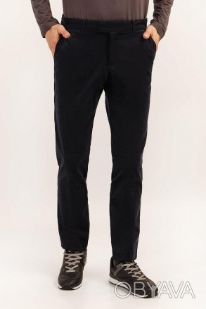 Классические мужские брюки от известного финского бренда Finn Flare прямого кроя. . фото 1
