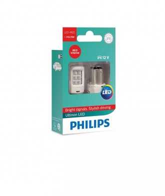 Комплект светодиодных ламп Philips 11499ULRX2 P21/5W LED 12V X2 RED. Харків. фото 1 Комплект светодиодных ламп Philips 11499ULRX2 P21/5W LED 12V X2 RED. Харків. фото 1