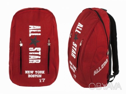 Рюкзак мужской All Star New York 17 Boston Красный. Практичный и вместительный м. . фото 1
