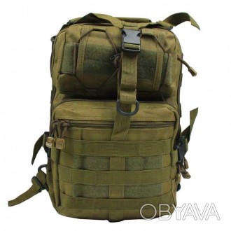 Описание Сумки-рюкзака тактической военной A92 800D, койотСумка-рюкзак тактическ. . фото 1