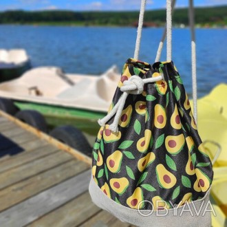 Рюкзак женский тканевый AvocadoКомпактный и удобный летний рюкзак  для девушки. . . фото 1