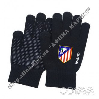 Зимние сенсорные перчатки Атлетико Мадрид 2019 в Киеве. Купите здесь и сейчас ☎V. . фото 1