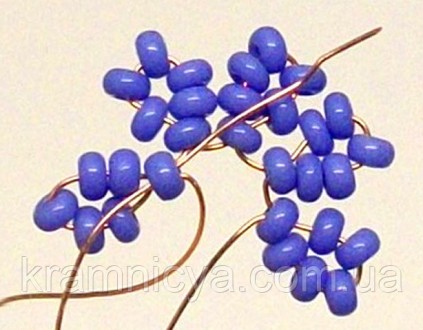 Плетение из бисера Комильфо Ожерелье+браслет голубой (Ка-01-11) Набор для творче. . фото 9