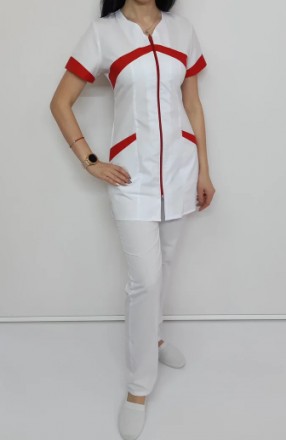 Женский медицинский костюм Корра 

Ткань: рубашечная,  плотность 133 г/кв.м..
. . фото 2