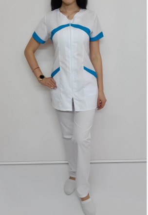 Женский медицинский костюм Корра 

Ткань: рубашечная,  плотность 133 г/кв.м..
. . фото 4