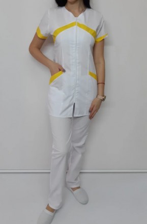 Женский медицинский костюм Корра 

Ткань: рубашечная,  плотность 133 г/кв.м..
. . фото 3