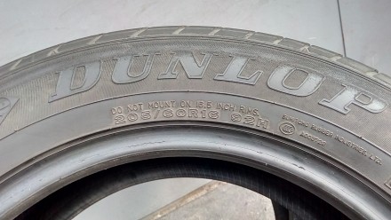 Летние шины 205/60 R16 Dunlop SP Sport 2050M, 2 шт. Протектор шин больше 4 и вид. . фото 6