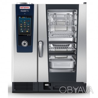 Пароконвектомат RATIONAL iCombi® Pro 10-1/1 рассчитан на 10 уровней загрузки 1/1. . фото 1