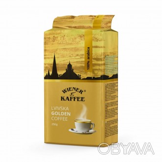 Кофе "Віденська кава" Львовский молотый Golden 250 г. . фото 1