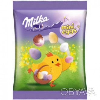 Шоколадные яйца Milka Mini Eggs 100 g
Пасхальные шоколадные конфеты в разноцветн. . фото 1