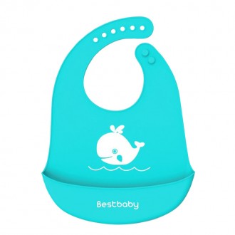 Нагрудник детский Bestbaby BS-8807 Кит Blue слюнявчик силиконовый с карманом для. Запорожье. фото 1 Нагрудник детский Bestbaby BS-8807 Кит Blue слюнявчик силиконовый с карманом для. Запорожье. фото 1