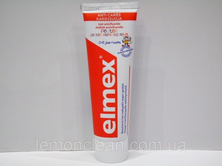 Зубна паста дитяча Elmex Kinder (0-5 років) 75 мл. Золочев. фото 1 Зубна паста дитяча Elmex Kinder (0-5 років) 75 мл. Золочев. фото 1