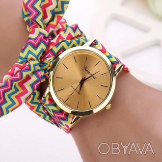 
Женские яркие наручные часы Geneva
 
 
Модные наручные часы с тканевым ремешком. . фото 1